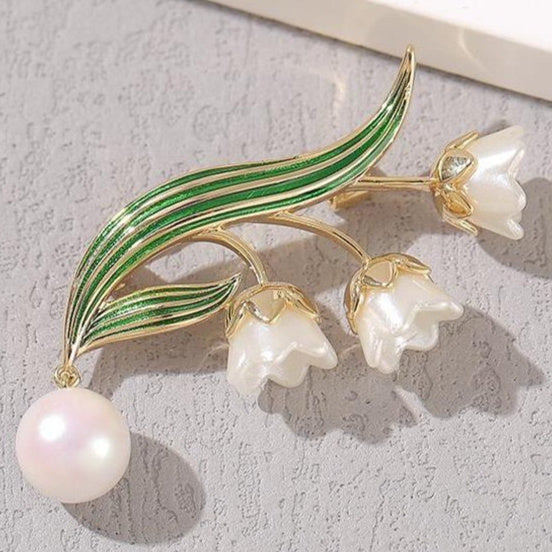 High-end New Exquisite Lily Of The Valley Brooch